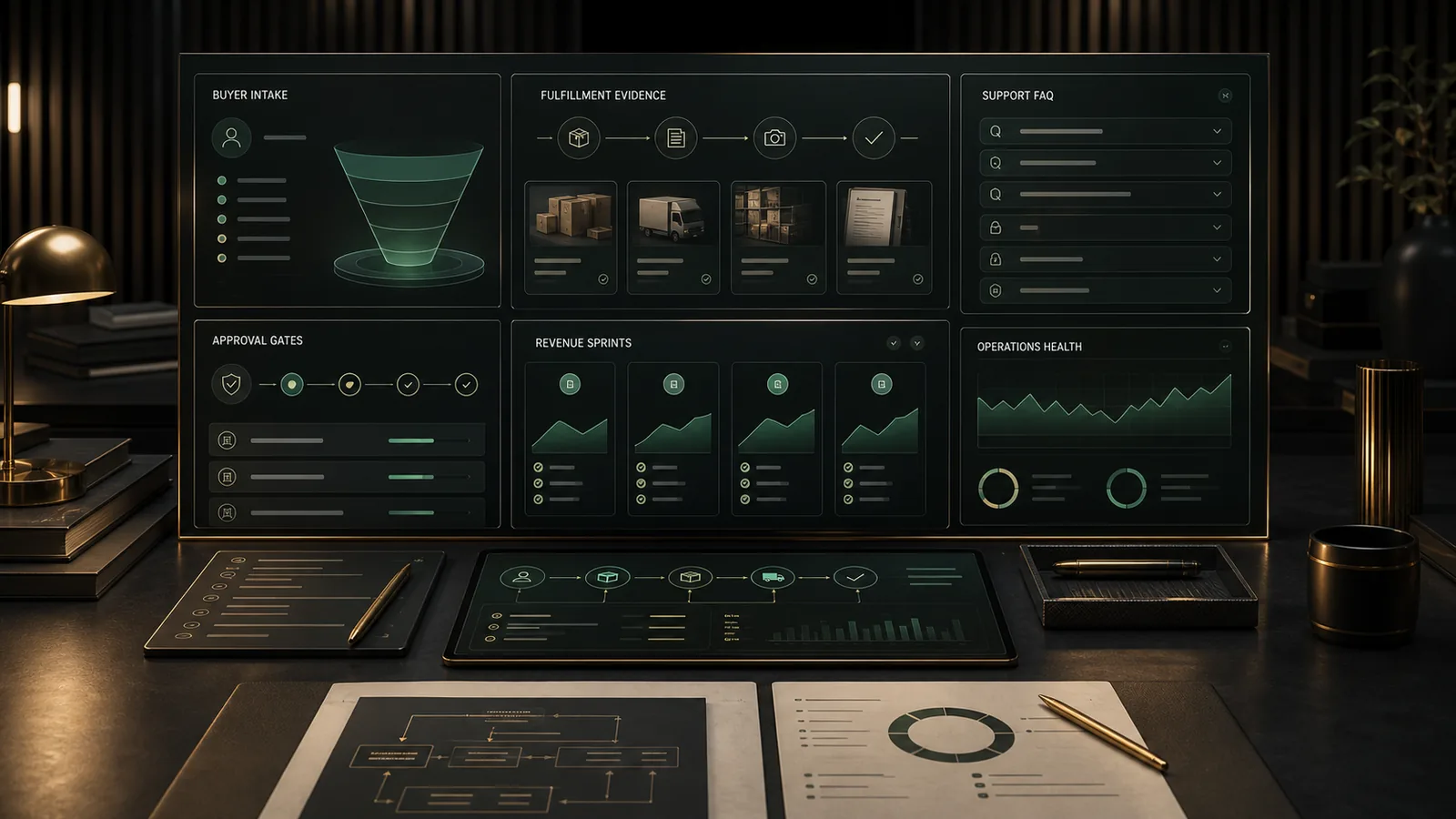 Premium sample delivery evidence suite visual